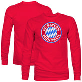 Bayern Munich 1863FC Color Badge Long Sleeve T-Shirt - Red outlet