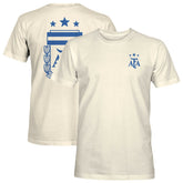 Argentina National Team 1863FC Big Logo Heavyweight T-Shirt - Cream shop
