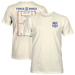 Barcelona 1863FC Own the Pitch Heavyweight T-Shirt - Cream shop