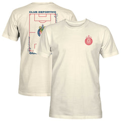 Chivas 1863FC Own the Pitch Heavyweight T-Shirt - Cream outlet