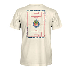 Chivas 1863FC Own the Pitch Heavyweight T-Shirt - Cream outlet