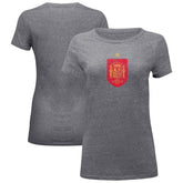 Spain National Team 1863FC Women's Color Badge Vintage Tri-Blend T-Shirt - Gray on sale