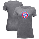 Bayern Munich 1863FC Women's Color Badge Vintage Tri-Blend T-Shirt - Gray cheap