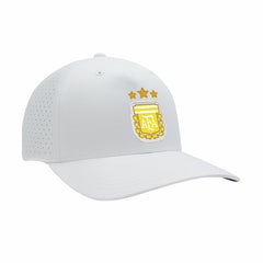 Argentina National Team 1863FC Mono Badge High Point Adjustable Hat - White for sale