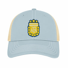 Argentina National Team 1863FC Color Badge Offroad Adjustable Trucker Hat - Light Blue cheap