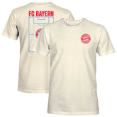 Bayern Munich 1863FC Duo-Tone Stadium Soft Wash T-Shirt - Cream on sale