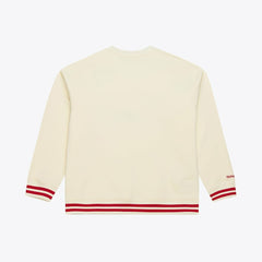 Philadelphia 76ers Hardwood Classics 76 Originals Collection Sweatshirt - Cream | Mitchell & Ness on sale