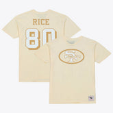 Jerry Rice San Francisco 49ers Sandman Name & Number T-Shirt - Cream outlet