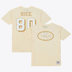 Jerry Rice San Francisco 49ers Sandman Name & Number T-Shirt - Cream outlet