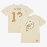 Dan Marino Miami Dolphins Sandman Name & Number T-Shirt - Cream sale