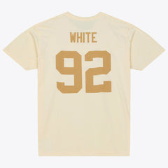 Reggie White Green Bay Packers Sandman Name & Number T-Shirt - Cream for sale