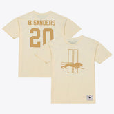 Barry Sanders Detroit Lions Sandman Name & Number T-Shirt - Cream cheap