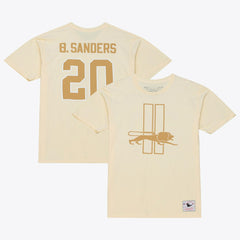Barry Sanders Detroit Lions Sandman Name & Number T-Shirt - Cream cheap