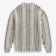Detroit Lions Off Season x NFL Unisex Cable Knit Sweater - Cream/Gray cheap