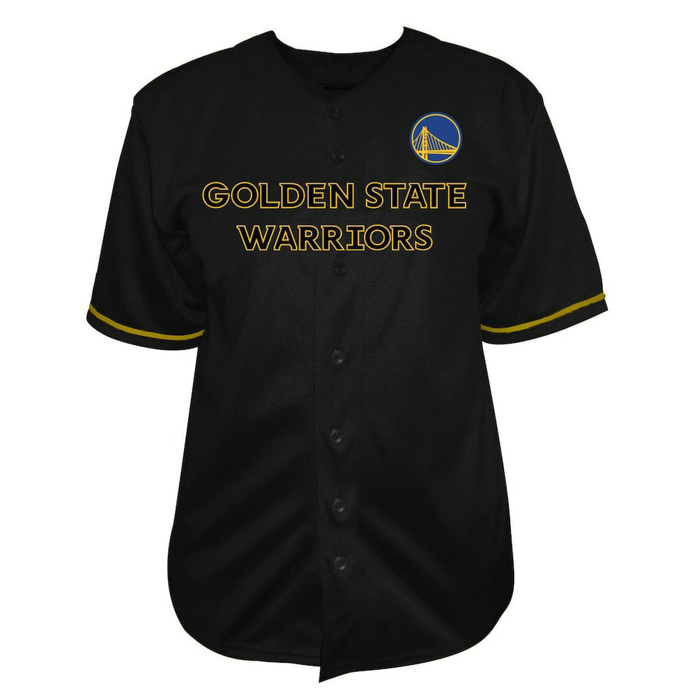 Golden State Warriors Big & Tall Pop Full-Button Jersey sale - Black | Fanatics discount