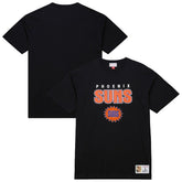 Phoenix Suns Hardwood Classics Throw It Back Premium T-Shirt - Black | Mitchell & Ness online