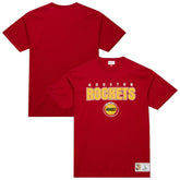 Houston Rockets Hardwood Classics Throw It Back Premium T-Shirt sale - Red | Mitchell & Ness discount