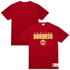 Houston Rockets Hardwood Classics Throw It Back Premium T-Shirt sale - Red | Mitchell & Ness discount