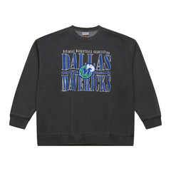 Dallas Mavericks NBA Downtown Collection Fleece Sweatshirt sale - Black | Mitchell & Ness for sale