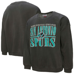 San Antonio Spurs NBA Downtown Collection Fleece Sweatshirt - Black | Mitchell & Ness discount