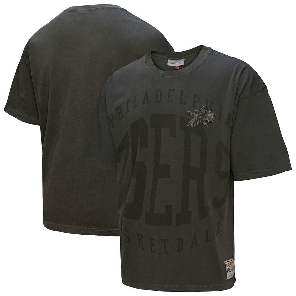 Philadelphia 76ers Downtown Collection Premium T-Shirt - Black | Mitchell & Ness sale