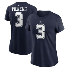 George Pickens Dallas Cowboys Women's Player Name & Number T-Shirt - Navy | Nike on sale