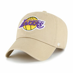 Los Angeles Lakers '47 Logo Clean Up Adjustable Hat - Khaki | 47 brand for sale