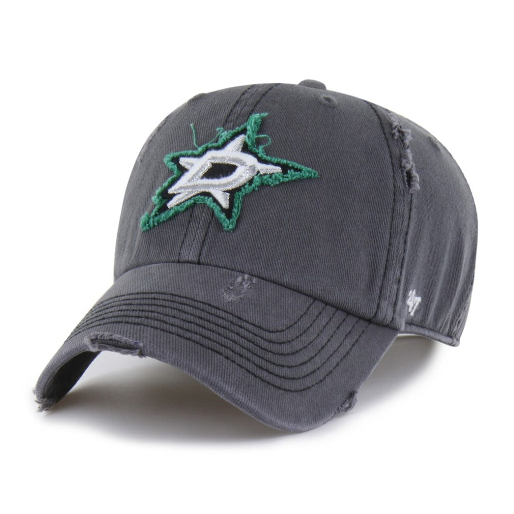 Dallas Stars '47 Weathered Clean Up Adjustable Hat Charcoal