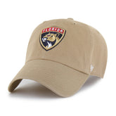 Florida Panthers '47 Logo Clean Up Adjustable Hat Khaki