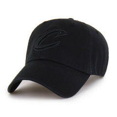 Cleveland Cavaliers '47 Black on Black Clean Up Adjustable Hat | 47 brand on sale
