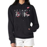 Detroit Red Wings G-III 4Her by Carl Banks Shadow Logo Fleece Pullover Hoodie Black