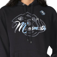 Utah Mammoth G-III 4Her by Carl Banks Shadow Logo Fleece Pullover Hoodie Black