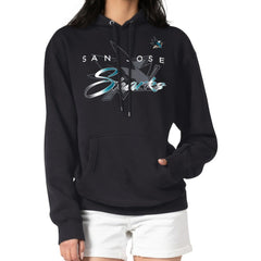 San Jose Sharks G-III 4Her by Carl Banks Shadow Logo Fleece Pullover Hoodie Black