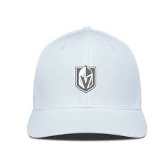 Vegas Golden Knights Levelwear Rise Slate & Snow Structured Flex Hat White