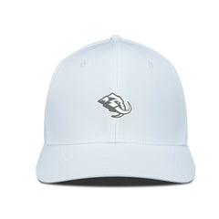 Utah Mammoth Levelwear Rise Slate & Snow Structured Flex Hat White