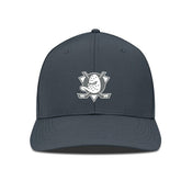 Anaheim Ducks Levelwear Rise Slate & Snow Structured Flex Hat Charcoal