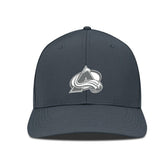 Colorado Avalanche Levelwear Rise Slate & Snow Structured Flex Hat Charcoal