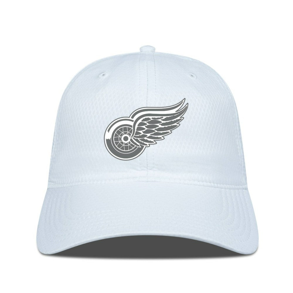 Detroit Red Wings Levelwear Matrix Slate & Snow Unstructured Adjustable Hat White
