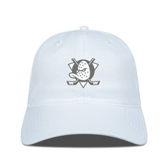 Anaheim Ducks Levelwear Matrix Slate & Snow Unstructured Adjustable Hat White