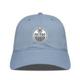 Edmonton Oilers Levelwear Matrix Slate & Snow Unstructured Adjustable Hat Blue