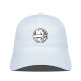 New York Islanders Levelwear Matrix Slate & Snow Unstructured Adjustable Hat White