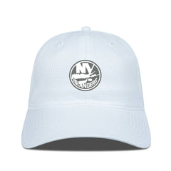 New York Islanders Levelwear Matrix Slate & Snow Unstructured Adjustable Hat White