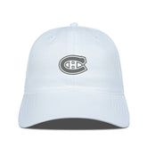 Montreal Canadiens Levelwear Matrix Slate & Snow Unstructured Adjustable Hat White
