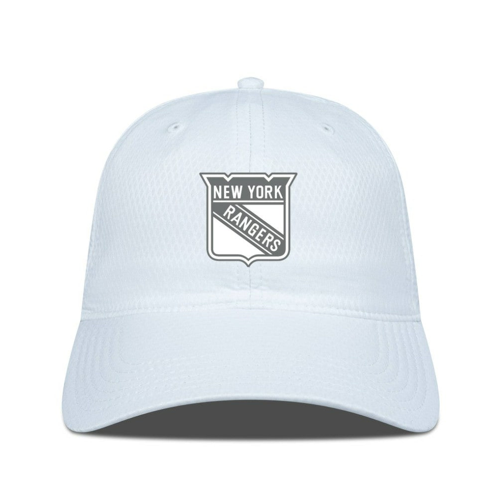 New York Rangers Levelwear Matrix Slate & Snow Unstructured Adjustable Hat White