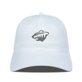 Minnesota Wild Levelwear Matrix Slate & Snow Unstructured Adjustable Hat White