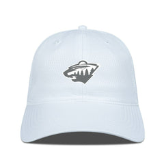 Minnesota Wild Levelwear Matrix Slate & Snow Unstructured Adjustable Hat White