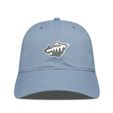Minnesota Wild Levelwear Matrix Slate & Snow Unstructured Adjustable Hat Blue