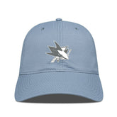 San Jose Sharks Levelwear Matrix Slate & Snow Unstructured Adjustable Hat Blue