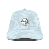 New York Islanders Levelwear Clash Slate & Snow Meshback Flex Hat Camo