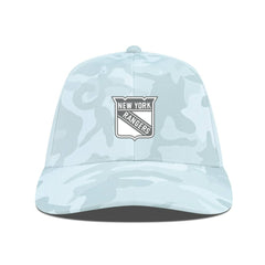 New York Rangers Levelwear Clash Slate & Snow Meshback Flex Hat Camo